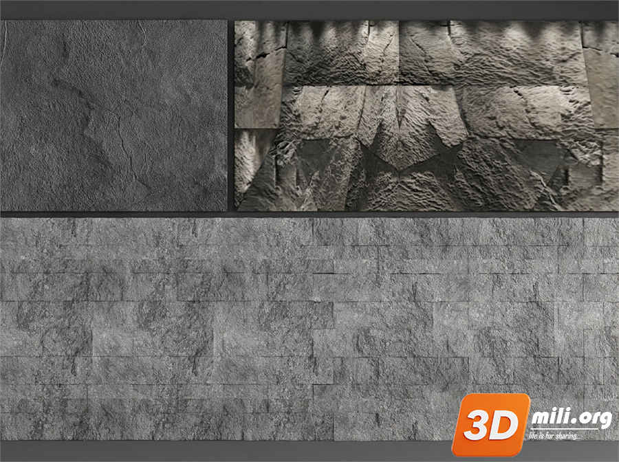 Stone Wall Skp Files